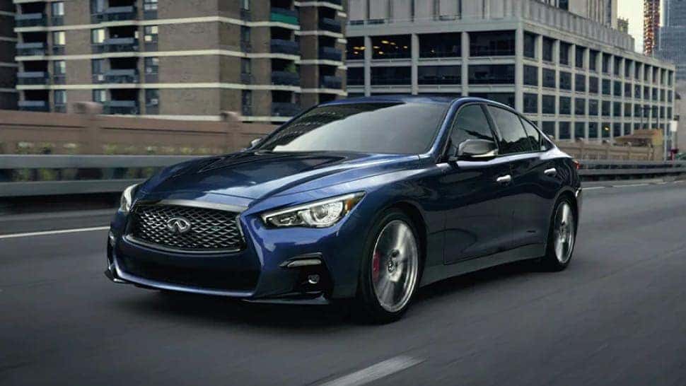 Exterior view of the 2024 INFINITI Q50