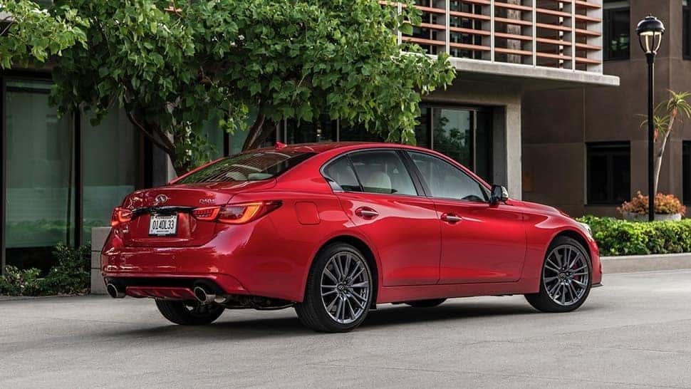 Red 2024 INFINITI Q50