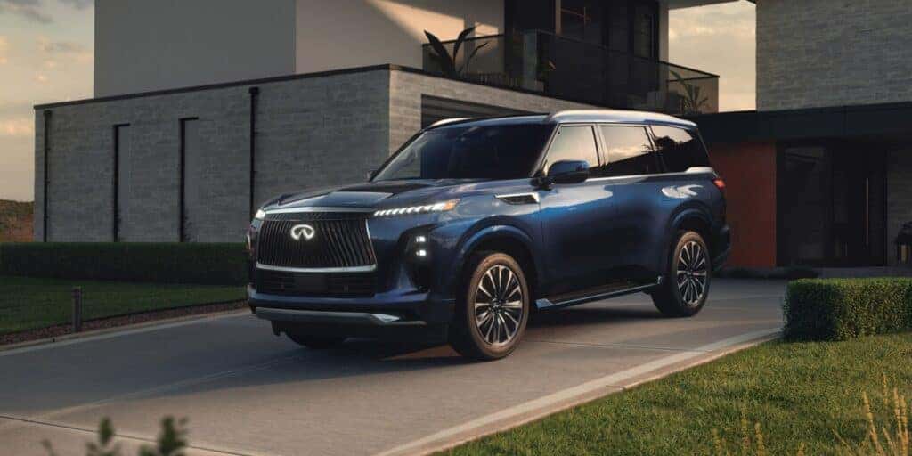 Blue 2025 INFINITI QX80