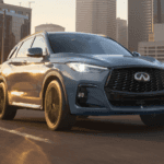 QX50 Driving Downtown