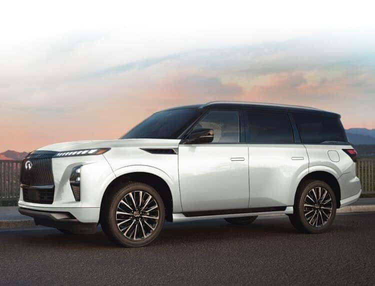 Exterior of a 2026 INFINITI QX80 SUV