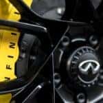 Close up of an INFINITI brake