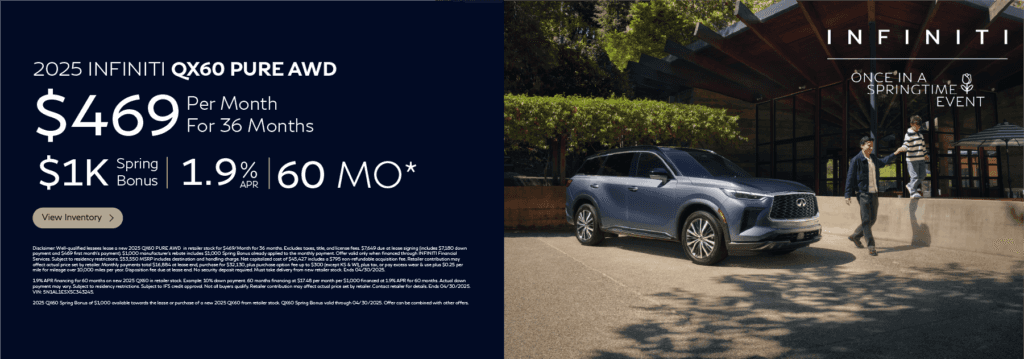 2025 QX60 Lease