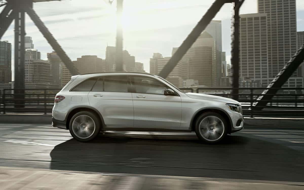 2017 GLC on a bridge