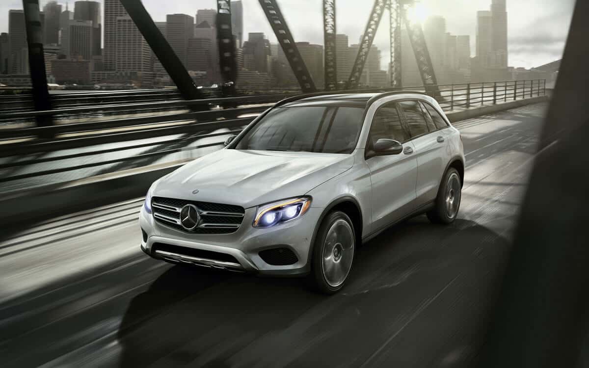 2017 GLC crossing a bridge