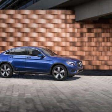 2019 Mercedes-Benz GLC Coupe blue exterior