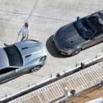 Jaguar F-TYPE Models Parked at Boat Harbor