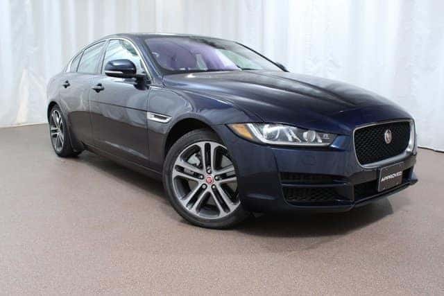 Gently pre-owned 2017 Jaguar XE Premium 35T luxury sedan for sale