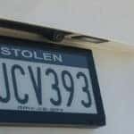 Rplate Digital License Plate Stolen White Car