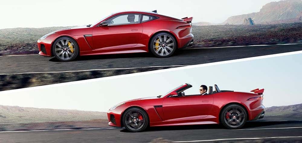 jaguar f type coupe r red