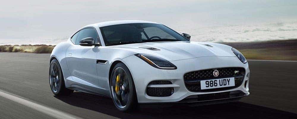 jaguar f type white convertible