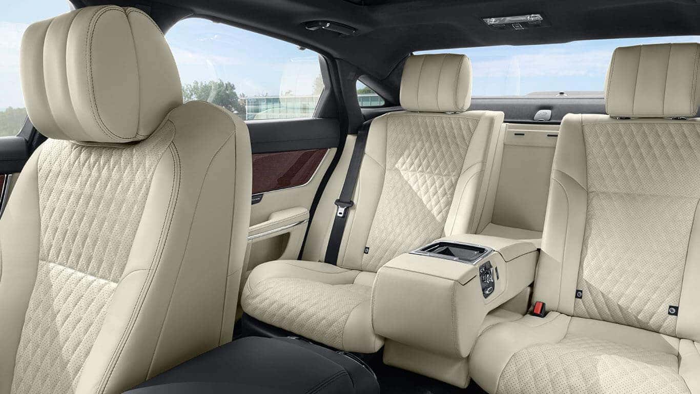 2018 Jaguar XJ rear seating