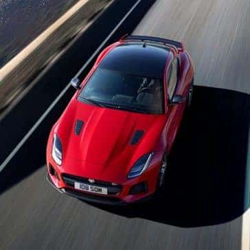 2019 Jaguar F-TYPE aerial view