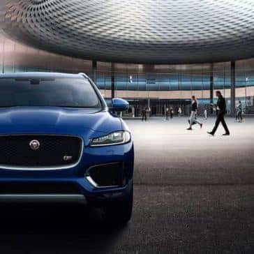 2019 Jaguar F-PACE in blue