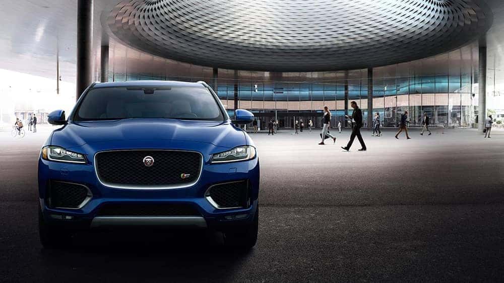 2019 Jaguar F-PACE in blue