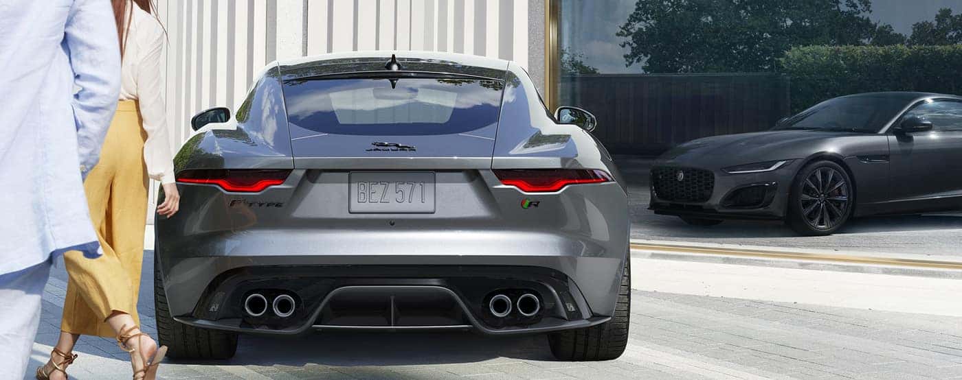 jaguar f type r coupe back