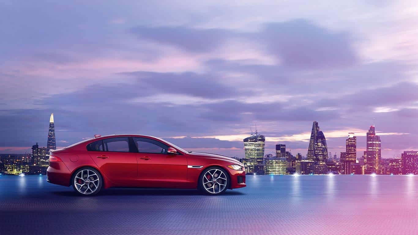 2018 Jaguar XE side view