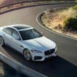 jaguar xf exterior driving