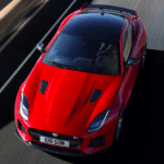 2020 jaguar f-type red top view