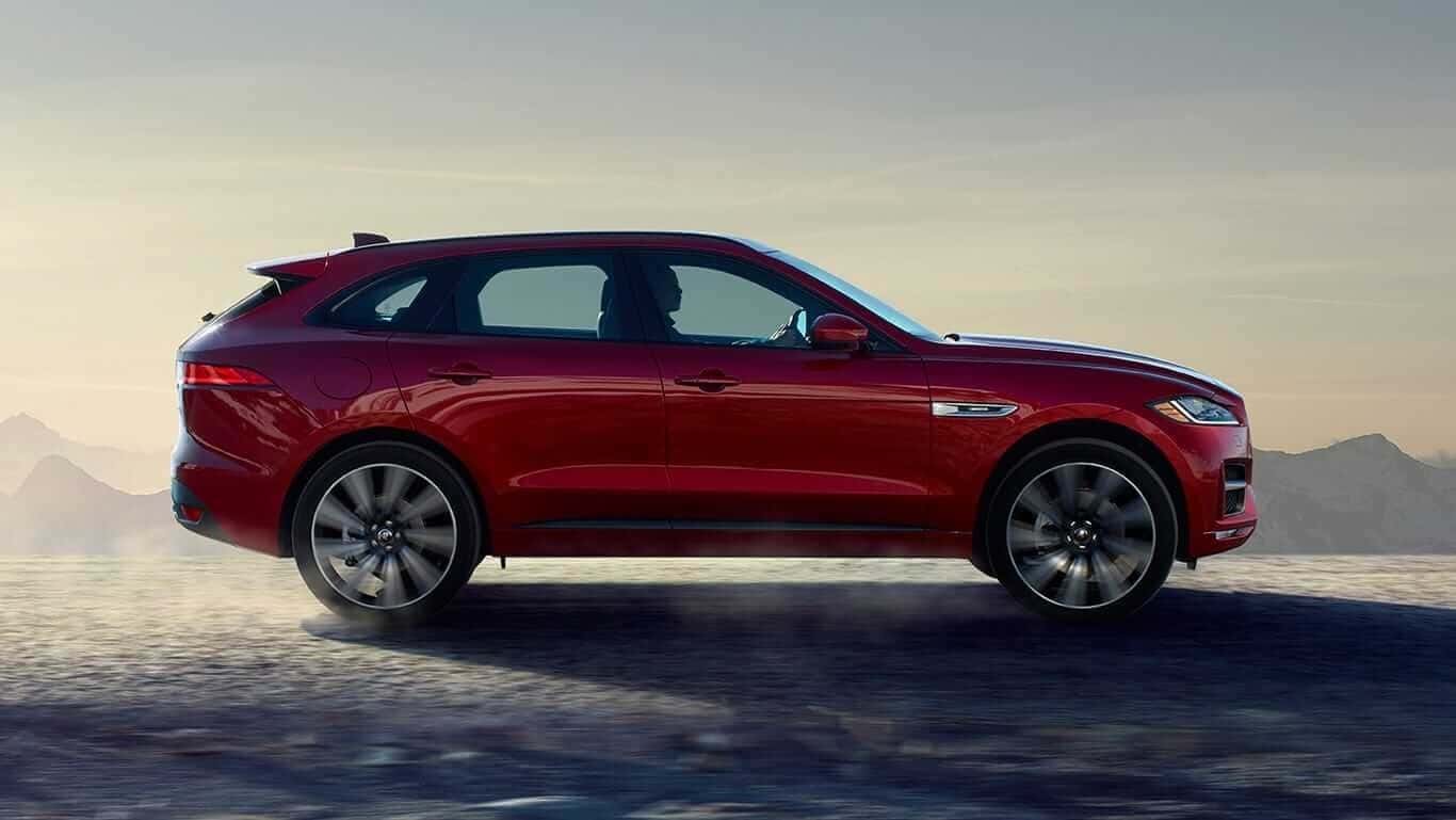 2018 Jaguar F-PACE side view