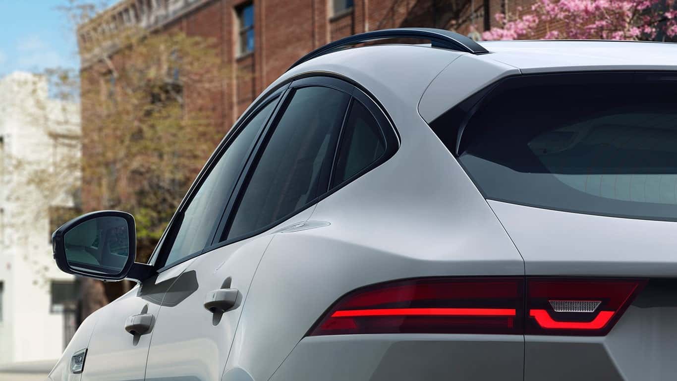 2018 Jaguar E-PACE closeup shot of side