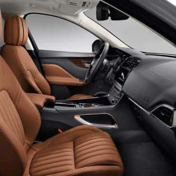 2019 Jaguar F-Pace front seating