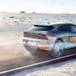 2019 Jaguar I-PACE Rear view on road