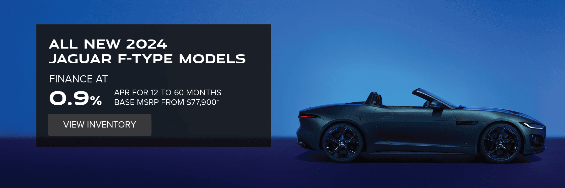 New 2024 Jaguar F-TYPE apr offer for June 2026