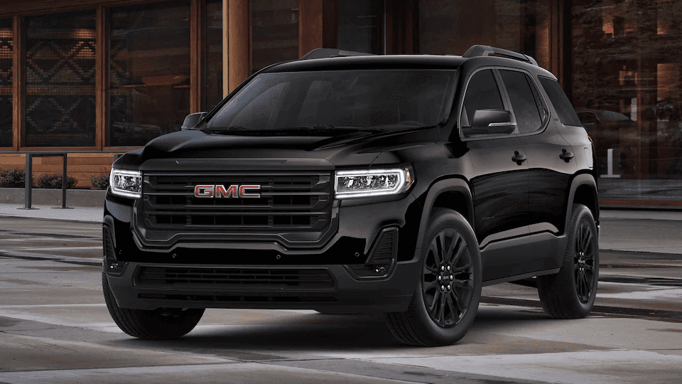 Black GMC Acadia 