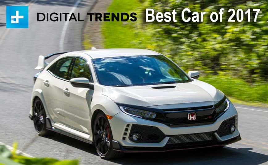 Honda Civic Type R Named Digital Trends Best Car Of 2017