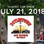 Doylestown at Dusk Car Show '18