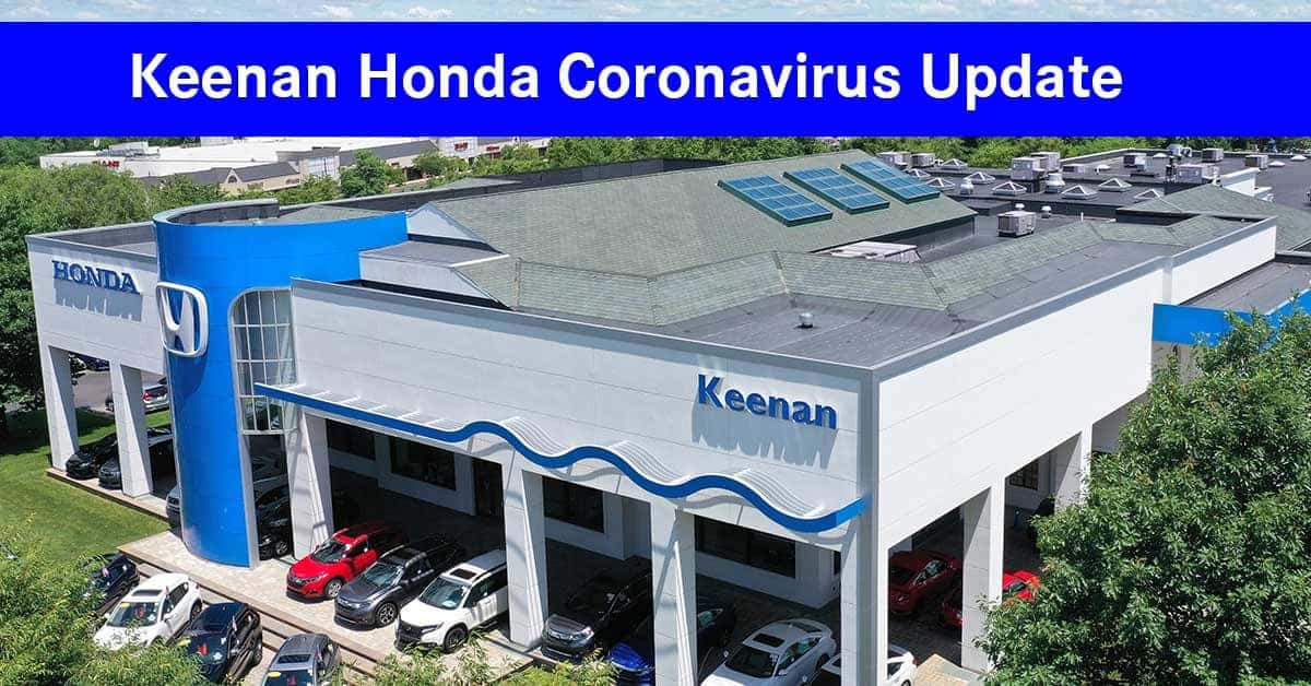 Keenan Honda Coronavirus Update