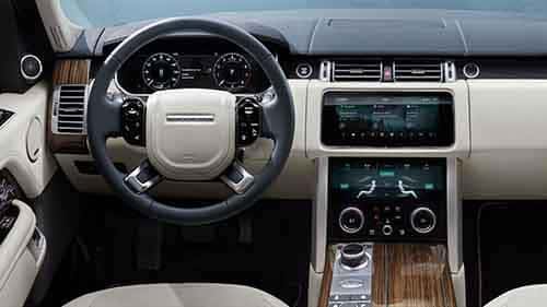 2018 Land Rover Range Rover Front Interior Dashboard Touch Screen