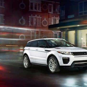2019 Land Rover Range Rover Evoque Driving Through the City