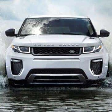 2019 Land Rover Range Rover Evoque Driving Through Water