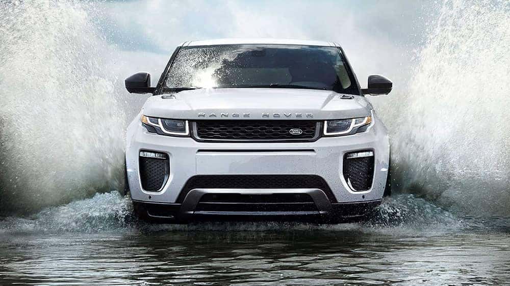 2019 Land Rover Range Rover Evoque Driving Through Water