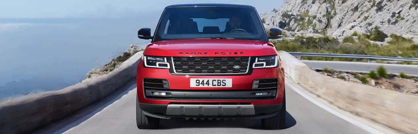 red range rover interior