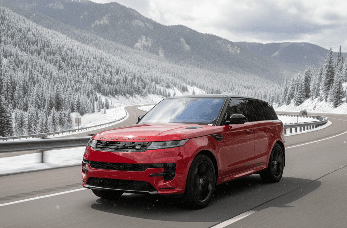 Winter Range Rover Why Drivers Choose the Range Rover Sport for I-70 Winter Trips?
