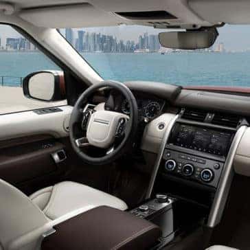 2019 Land Rover Discovery Interior Front Seating and Dashboard
