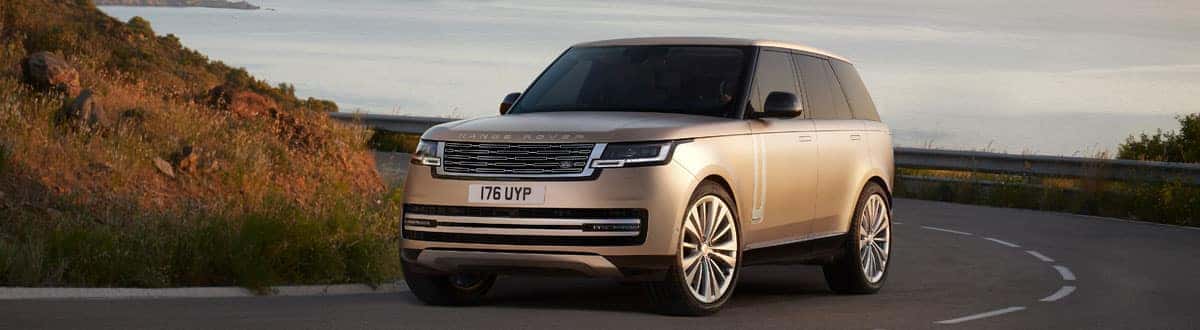 2026 Range Rover Driving Near the Coast