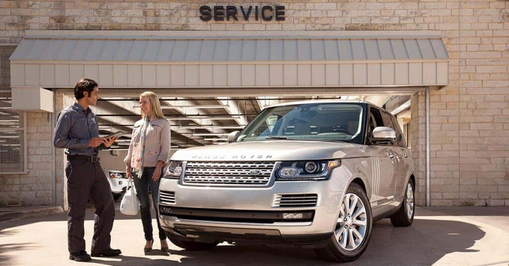 Land Rover Service Bay