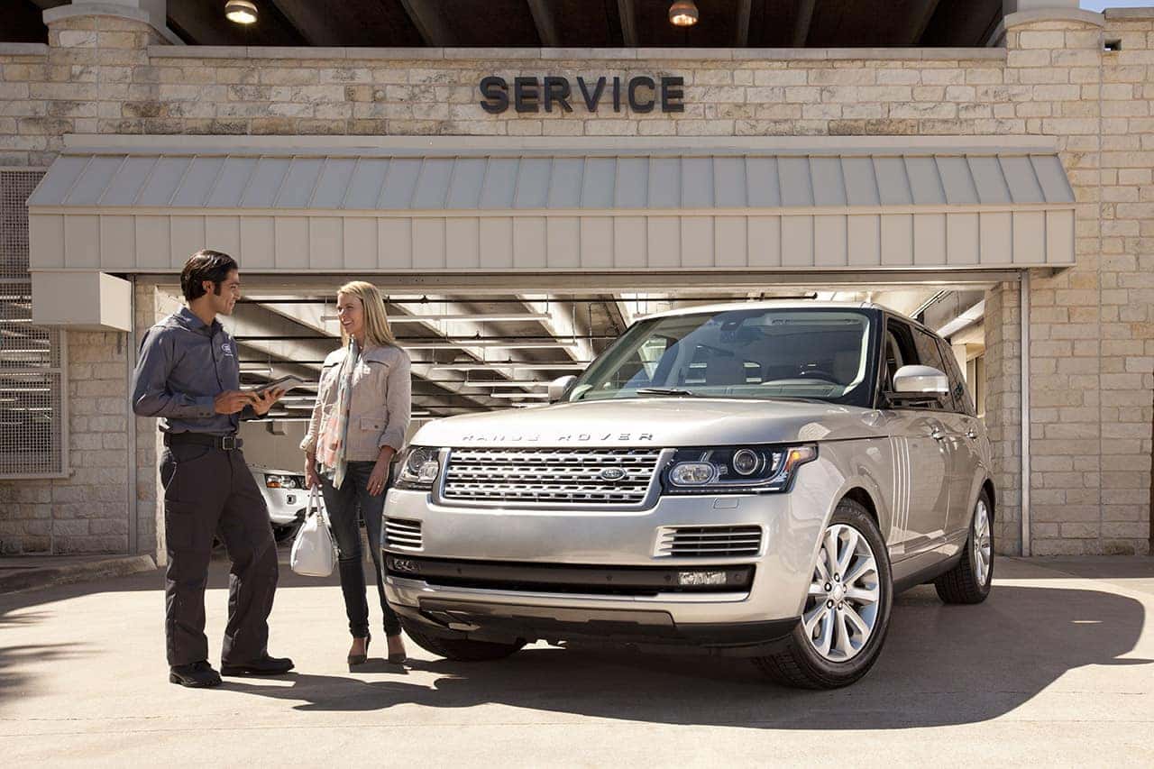 Land Rover Service Bay