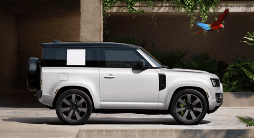 White 2027 Defender 90