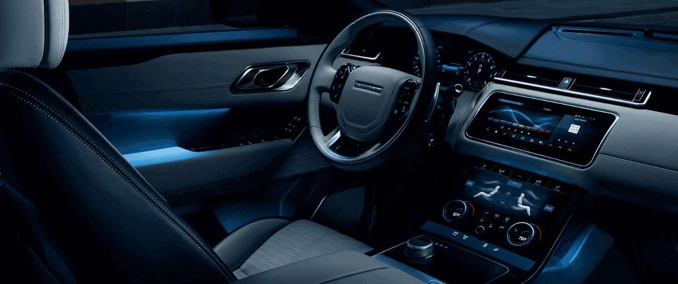 Range Rover Evoque 2020 Interior Lights  - † Selecting Sliding Panoramic Roof Option Will Reduce Front And.