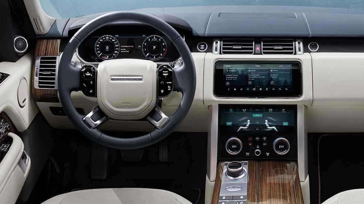 2018 Land Rover Range Rover Interior Dashboard Features