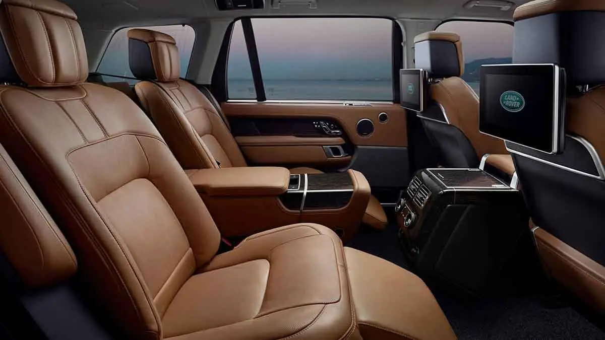 2018 Land Rover Range Rover Interior Rear Seating and Features