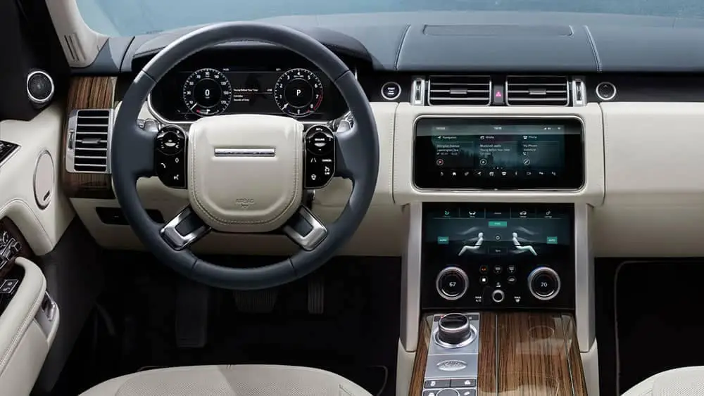 2019 Land Rover Range Rover Interior Dashboard Features