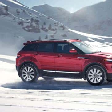 2018 Land Rover Range Rover Evoque red exterior model