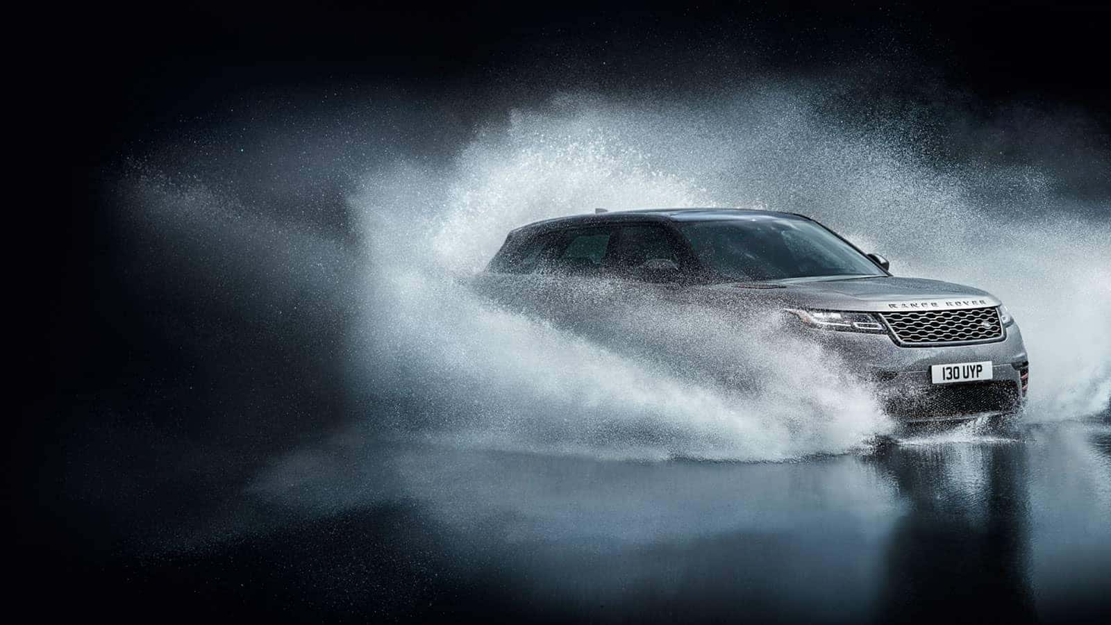 2019 Land Rover Range Rover Velar Driving Through Water