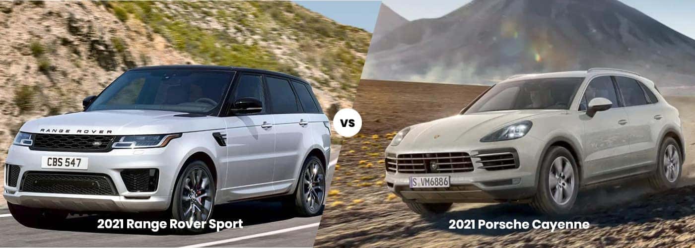 2021 Porsche Cayenne vs. Range Rover Sport Luxury SUV Comparison